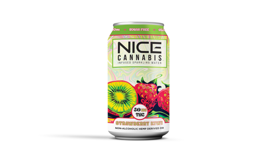 Nice Cannabis - 50mg Sparkling Water - Kiwi Strawberry 4-Pack