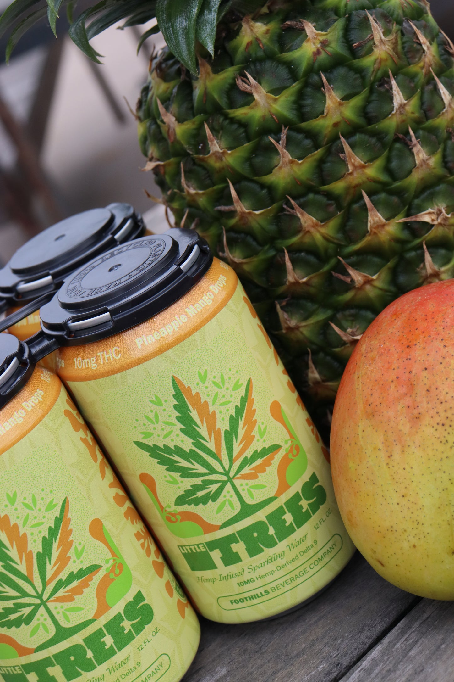 Pineapple Mango Drops Little Trees Sparkling Waters