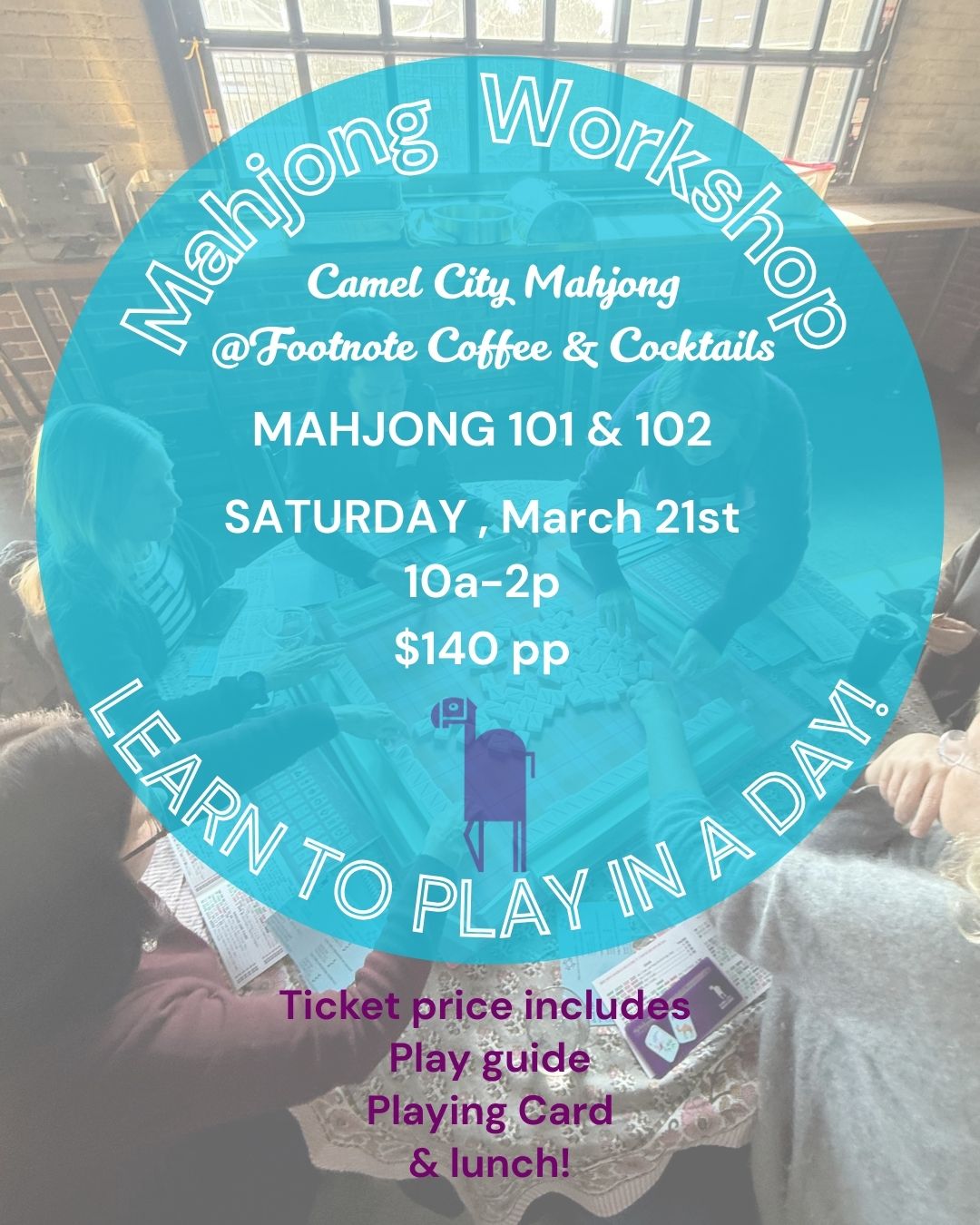 Mahjong Lunch @ Footnote Coffee & Cocktails