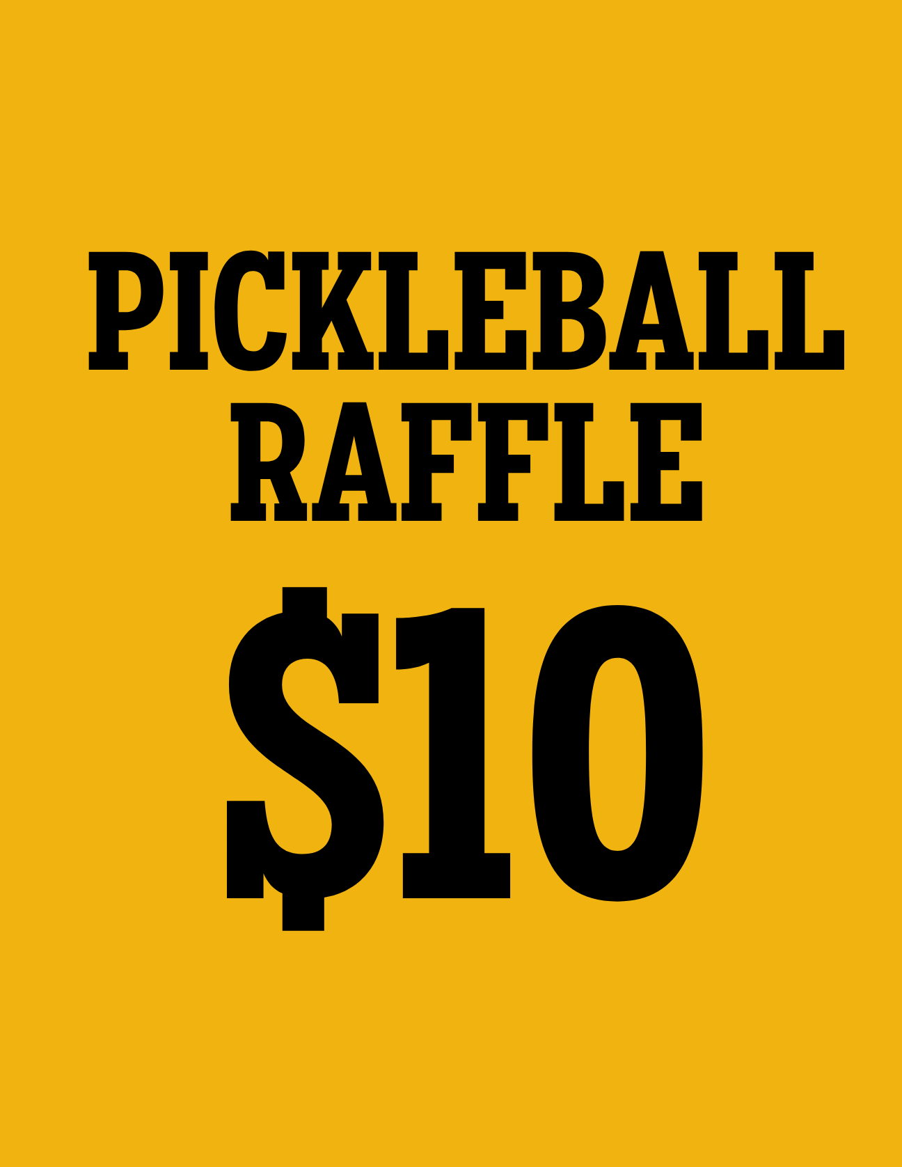 Pickle for Paws: Tournament Raffle Ticket