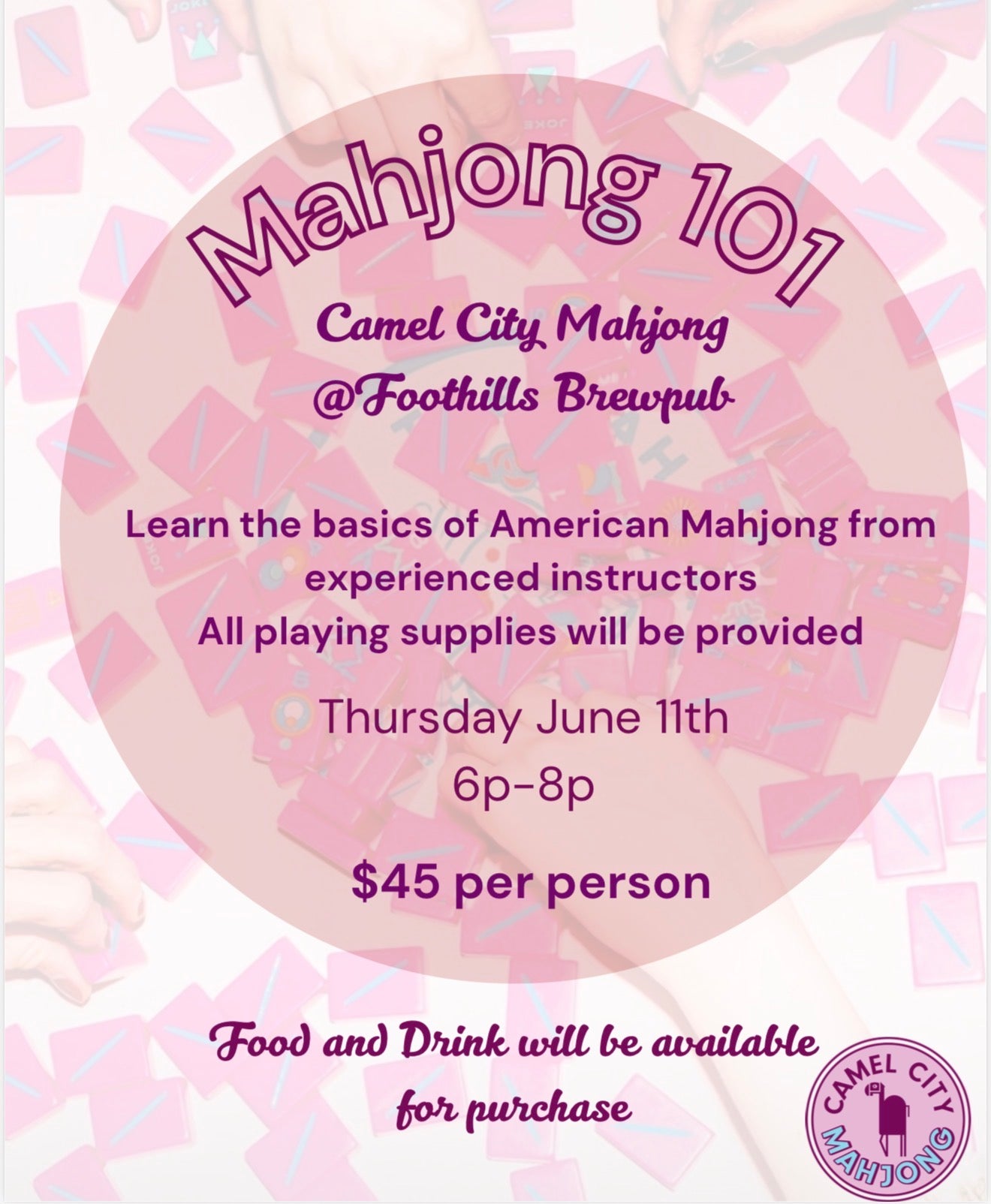 Mahjong 101 @ Foothills Brewpub - Foothills Brewing