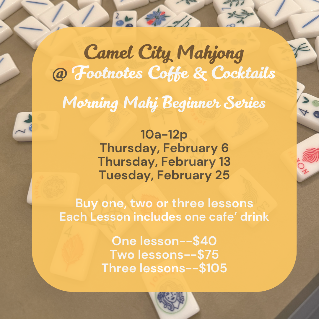 Camel City Mahjong Lessons @ Footnote Coffee & Cocktails