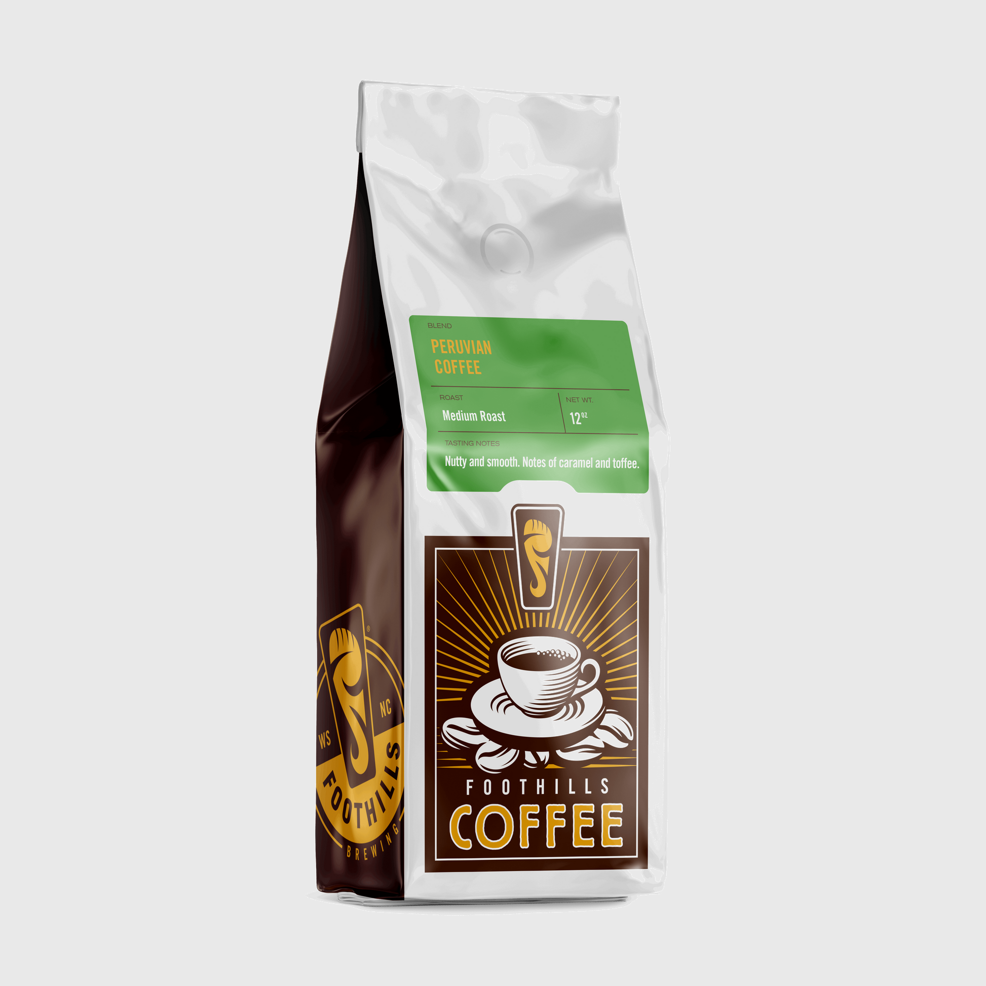 Peruvian Medium Roast Whole Bean Coffee