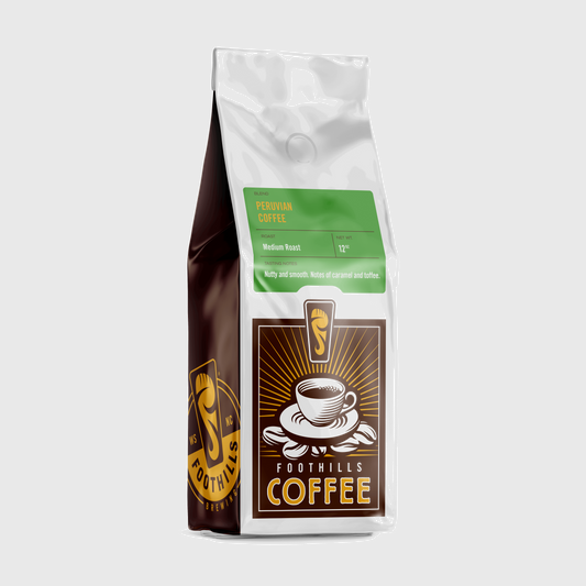 Peruvian Medium Roast Whole Bean Coffee