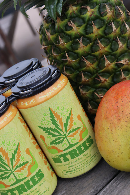 Pineapple Mango Drops Little Trees Sparkling Waters