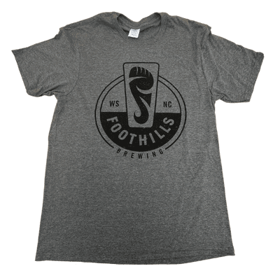 Heather Grey Foothills Brewing Logo T-Shirt