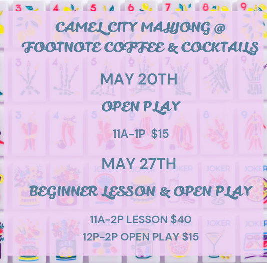May Mahjong at Footnote Coffee & Cocktails
