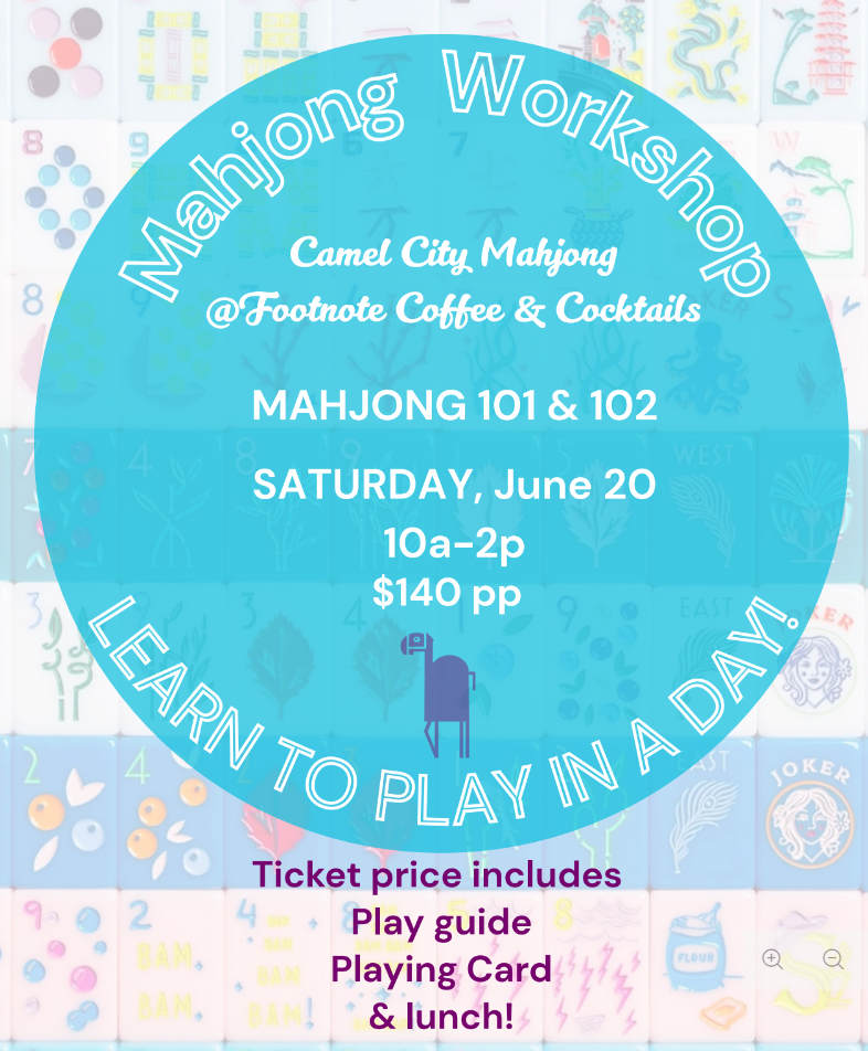 Mahjong Workshop and Lunch - 101 & 102 - at Footnote Coffee and Cocktails
