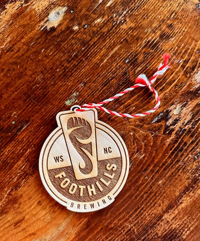 Wooden Foothills Brewing Ornament - Limited Stock - Foothills Brewing