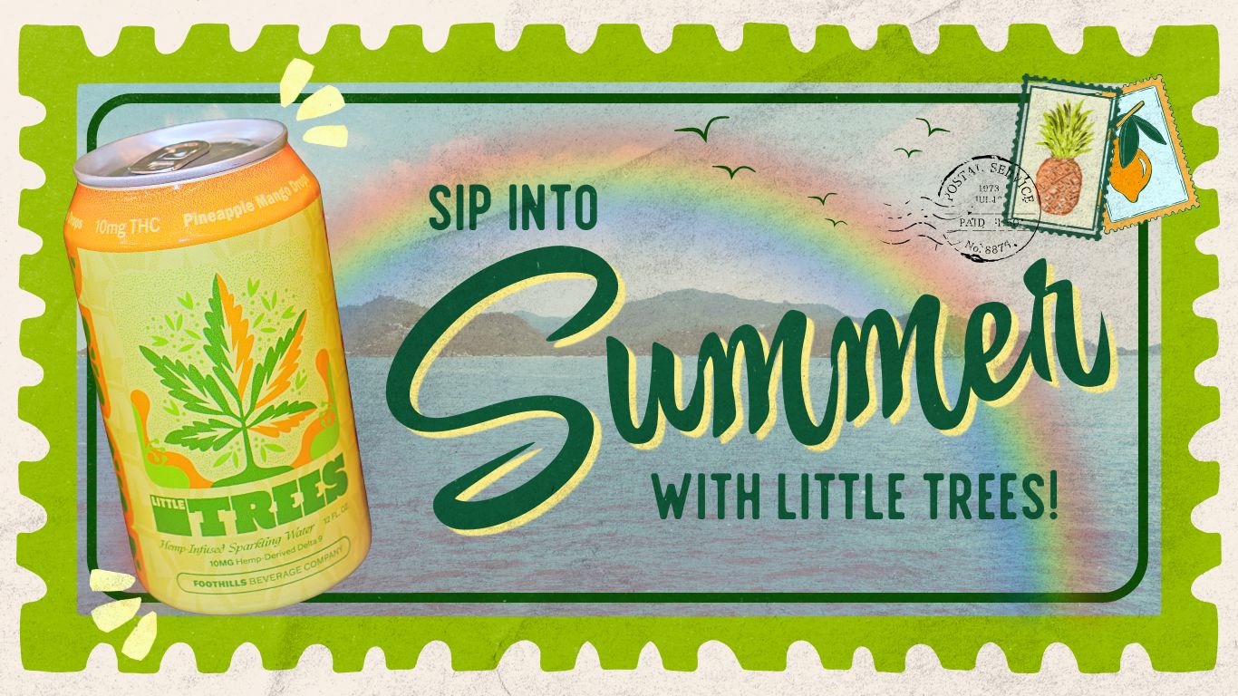 Pineapple Mango Drops Little Trees Sparkling Waters