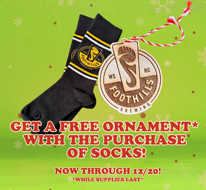 Wooden Foothills Brewing Ornament - Limited Stock - Foothills Brewing