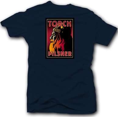 Torch Pilsner T-Shirt - Foothills Brewing